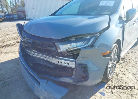 2025 Honda Odyssey Touring из США, поврежденный, VIN 5FNRL6H85SB029719